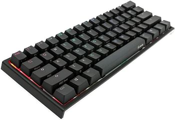 Ducky One 2 Mini Speed Silver Cherry Switch Seamless Double Shot Rgb Led Gaming Keyboard - Black | Dkon2061St-PUSpdazt1 Pc