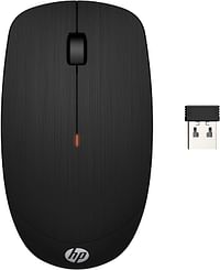 HP 6VY95AA Wireless Mouse X200 with Low battery indicator light - Black