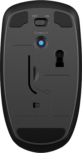 HP 6VY95AA Wireless Mouse X200 with Low battery indicator light - Black