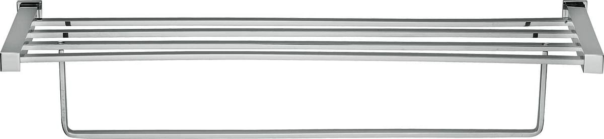 ACESSORIES- RUBBIC TOWEL SHELF/Silver/one size