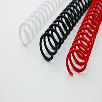Spirali Color Coil a 47 anelli GBC 20 mm 155 fogli bianco 9666011 (conf.100)/White