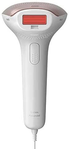 PHILIPS Advanced IPL Hair Removal Device with 2 Attachments for Body & Face + Complimentary VisaPure Mini Facial Cleansing Brush. 3 pin. White. BRI924/60/White/One Size