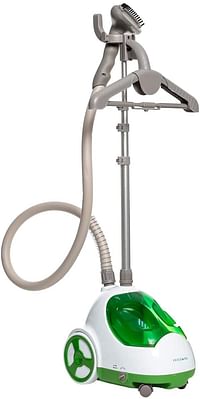 Frigidaire Garment Steamer 1.9 L FD1174, Green/Grey, 55 minutes of Continuous Steam, Automatic Shut off when too hot , Steam Out in less than 45 seconds, Cool-Touch hose with 5mm thickness./One Size/Multicolour