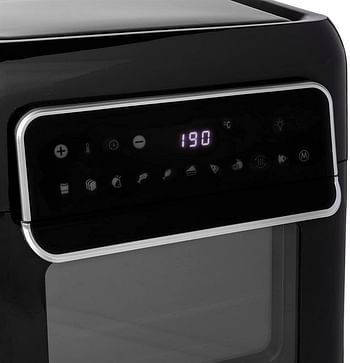 Princess 10 Liter Air Fryer Digital Control Electric Oven/ 10 Pre-program with 2 Grill Racks/PRN.182063 - Black