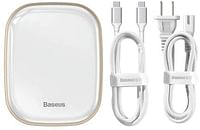 Baseus Type-C HUB Adapter AC Multifunctional Charger ,White/10 x 3 x 2 centimeters