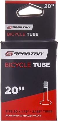 Spartan Bicycle Tube 20", Black/20 Inch