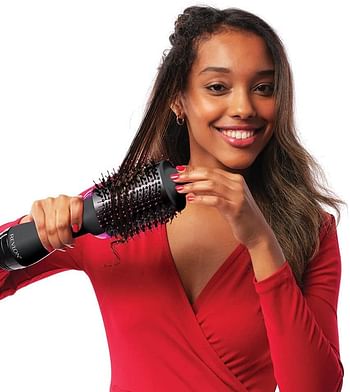 REVLON RVDR 5222, One-Step Hair Dryer And Volumizer Hot Air Brush, Black/1/One Size/Black