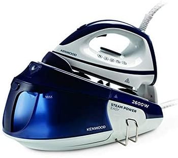 Kenwood 2600W Ceramic Steam Station Ssp20.000Wb, White/Blue