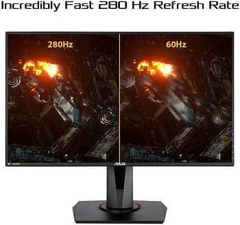 ASUS TUF GAMING VG279QM 27" 1920X1080 IPS 280HZ 1MS HDR400 FREESYNC/G-SYNC COMPATIBLE GAMING MONITOR/280hz/27"/Black