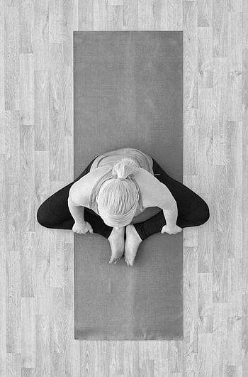 Yoga Mat 4mm, AL232, Gray