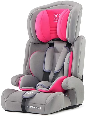 Kinderkraft Car Seat COMFORT UP, Booster Child Seat, with 5 Point Harness, Adjustable Headrest, for Toddlers, Infant, Group 1/2/3, 9-36 Kg, Up to 12 Years, Safety Certificate ECE R44/04, Black