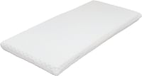 MOON baby quilted crib mattress - 100% breathable and washable, toddler mattress, removable cover. 0m+, White, Small Single