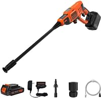 Black+Decker 1300W 100 Bar Electric Pressure Washer for Home, Garden & Cars BCPC18D1-GB - Black and orange/One size