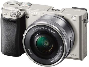 Sony - ILCE6000LS Alpha a6000 with 16-50mm Lens, Mirrorless Camera, Silver/One size