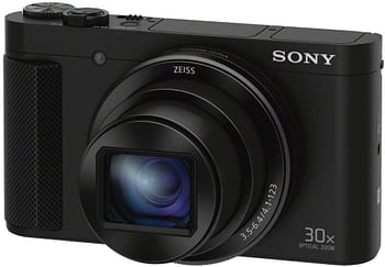 Sony DSC-HX90V | Compact Digital Camera | 18.2MP | 30x Optical Zoom | 3-Inch LCD Display | OLED Tru-Finder | Black - DSC HX90V/One Size/Black