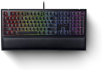 Razer Ornata V2 Gaming Keyboard, Hybrid Mecha-Membrane Switch, Multi-Function Wheel and Media Keys, Chroma RGB - Black/One Size/Multicolour