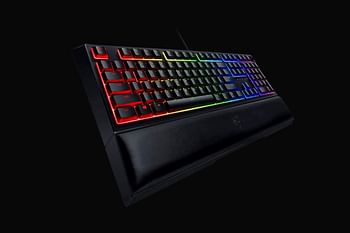 Razer Ornata V2 Gaming Keyboard, Hybrid Mecha-Membrane Switch, Multi-Function Wheel and Media Keys, Chroma RGB - Black/One Size/Multicolour