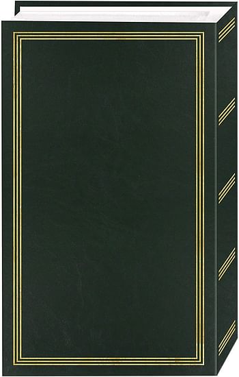 3-Ring Photo Album 504 Pockets Hold 4x6 Photos, Hunter Green