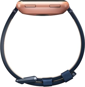 Fitbit Unisex Adult Versa Smartwatch Accessory Band (pack of 1)/Midnight Blue/Large