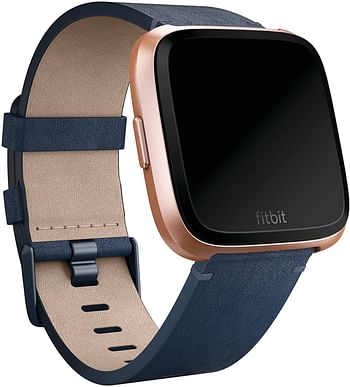 Fitbit Unisex Adult Versa Smartwatch Accessory Band (pack of 1)/Midnight Blue/Large