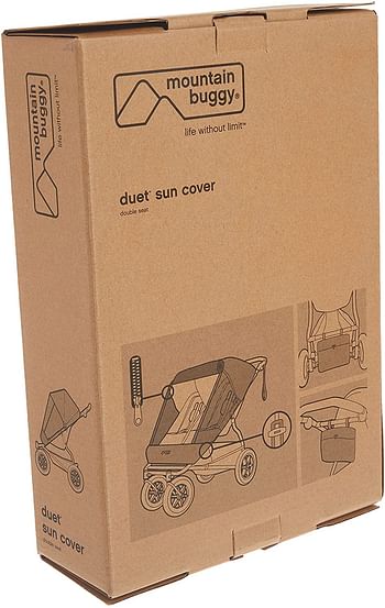 Mountain Buggy Duet Double Cover/Mesh/Black