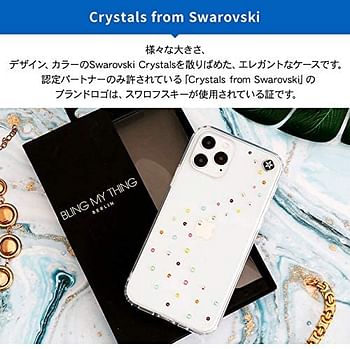 Bling My Thing - Milky Way Clear for iPhone 12 mini/Angel Tears (Swarovski crystals)/iPhone 12 mini