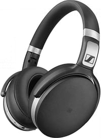 Sennheiser HD 4.50 Bluetooth Wireless Headphones with Active Noise Cancellation, Black and Silver(HD 4.50 BTNC)/One Size/Black and Silver