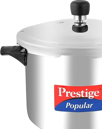 Prestige Mpp20652 Popular 5 Ltr. Sleek & Simple Stainless Steel Pressure Cooker/5 Ltr/Silver