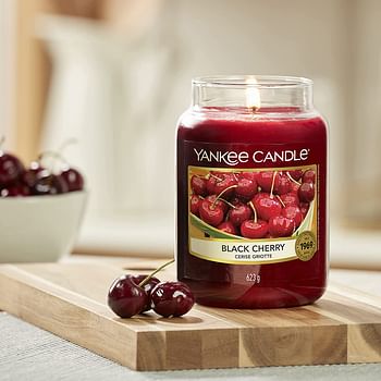 Yankee Candle Large Jar Candle/Black Cherry/Classic Large Jar