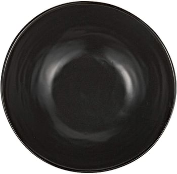 Verona C5213396 Round Bowl,/Black/Size: 16.5 cm