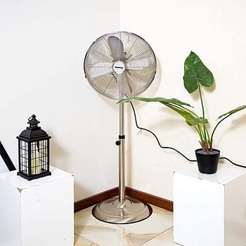 Geepas Electric - Pedestal Fans - GF9611/One Size/Silver
