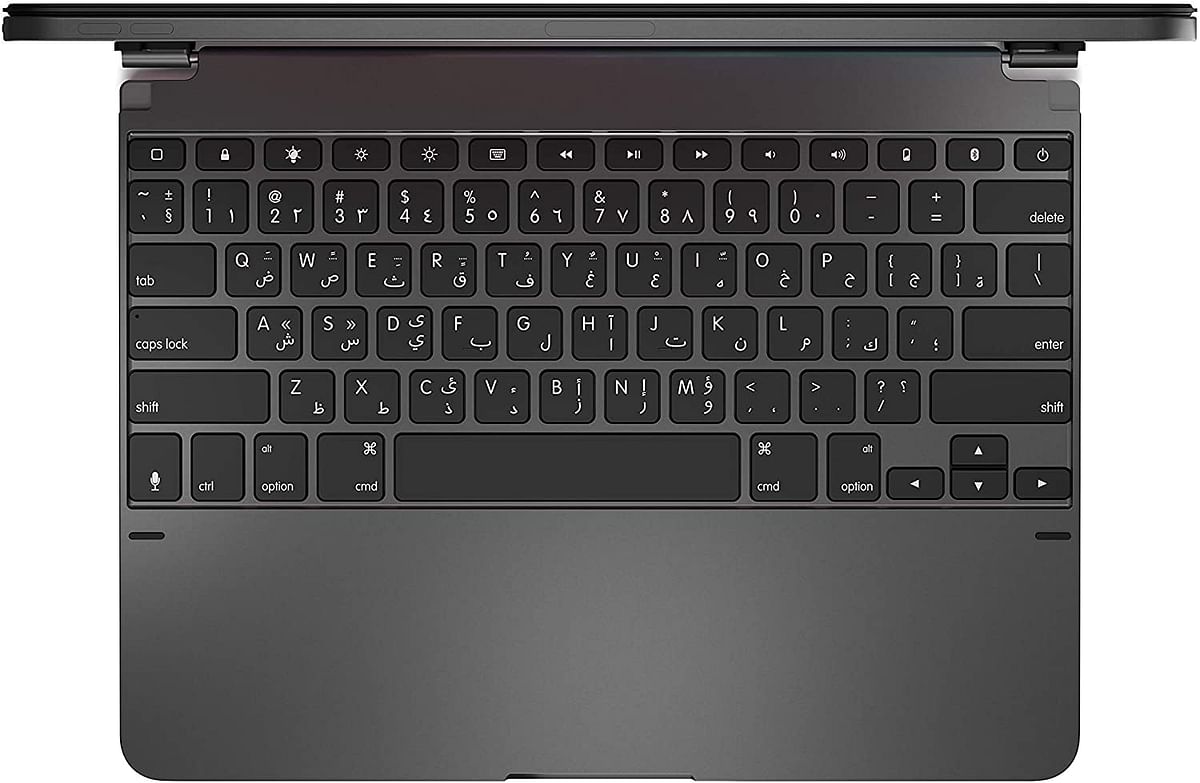 Brydge BRY6022A Aluminium Bluetooth Keyboard for iPad Pro 12.9-inch Space Grey - Arabic/English Keyboard /Space Grey/12.9 inch