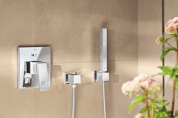 Grohe Eurocube Single-Lever Bath Mixer, 19896000/Silver/One size