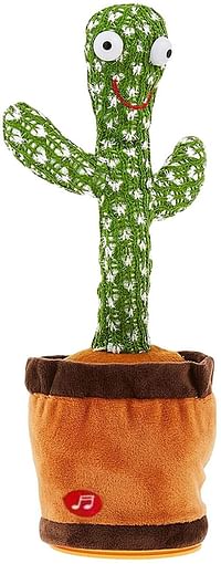 Dancing Cactus Toy, Blueland Electric, Shaking, Recording, Singing, Talking Toys, "Repeat Your Speech" Plush Stuffed Gift For Toddler, Baby, Kids, Age 1 2 3 4 5 6 7, Bw00017/Multicolor