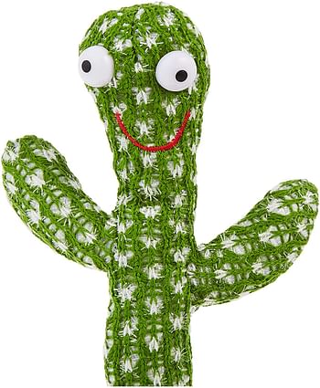 Dancing Cactus Toy, Blueland Electric, Shaking, Recording, Singing, Talking Toys, "Repeat Your Speech" Plush Stuffed Gift For Toddler, Baby, Kids, Age 1 2 3 4 5 6 7, Bw00017/Multicolor