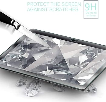 ELTD Clear Screen Protector Anti-Scratch Anti-Bubble Anti-Fingerprint Glass Screen Protector Compatible Lenovo tab P10 الحجم واحد