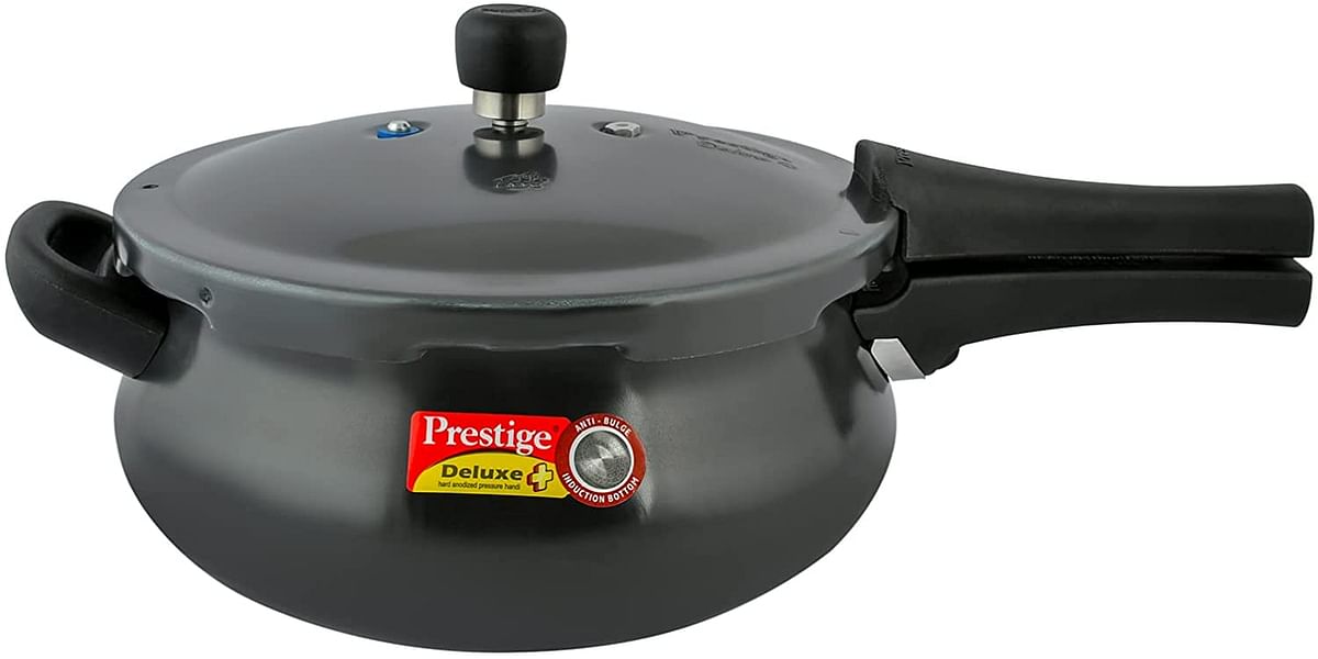 Prestige Aluminum Delux Plus Handi 5L Hard anodised MPD20143/Black/5L