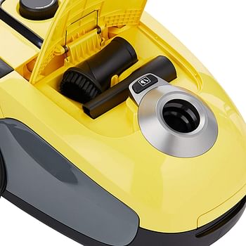 Karcher Vacuum Cleaner, HEPA, Water Filter, Allergy sufferers, 1100W only, Low Consumption, Karcher VC2 2.8 Liter - Yellow