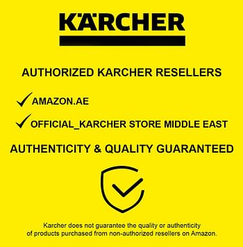 Karcher Vacuum Cleaner, HEPA, Water Filter, Allergy sufferers, 1100W only, Low Consumption, Karcher VC2 2.8 Liter - Yellow