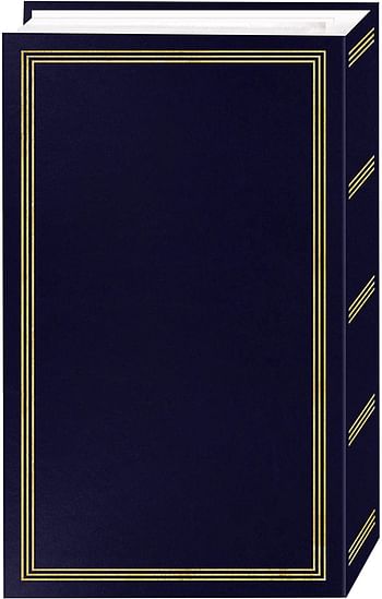 Pioneer Photo Albums STC-504 Navy Blue Photo Album, 504 Pockets 4"x6"