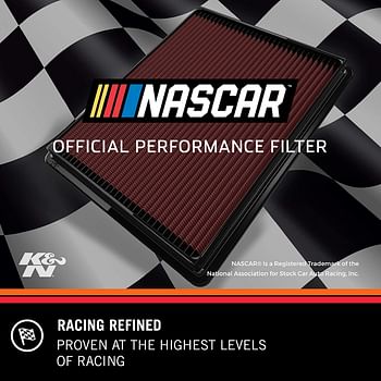 K&N Engine Air Filter: High Performance, Washable, Replacement Filter: Compatible: 1990-2007 MITSUBISHI/CHRYSLER/DODGE/EAGLE (iO, Eclipse, Pajero, Galant, Space Runner, Chariot, Space Wagon), 33-2072 || /Multicolor/34.29 x 19.69 x 4.45 cm