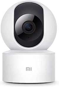 Xiaomi Mi 360 DEGREE Camera 1080p 360 DEGREE panoramic view, full protection Infrared Night Vision AI Human Detection Compatible with Android 4.4, iOS 9.0 and above White /one Size