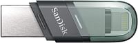 SanDisk 256GB iXpand Flash Drive Flip USB 3.1 Gen 1 for iPhone/iPad SDIX90N 256G GN6NN, Black, SDIX90N 256G GN6NE /iXpand Flash Drive Flip/256GB-Black