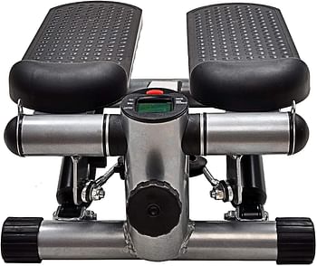 BalanceFrom Adjustable Stepper Stepping Machine with Resistance Bands Stepper With Bands - Gray