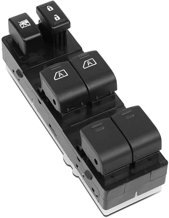 DNA Motoring WSW-033 Factory Style Driver Side Master Power Window Lifter Switch, Black/1 piece