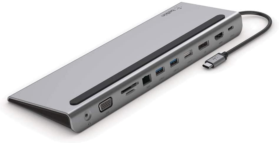 Belkin Connect USB-C 11 in 1 Multiport Dock - /11-in-1 - Silver