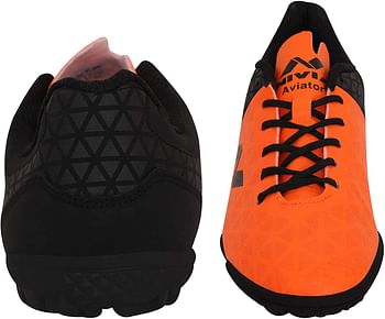 Nivia Aviator  Hard Ground Football Shoes, Orange, 5 UK