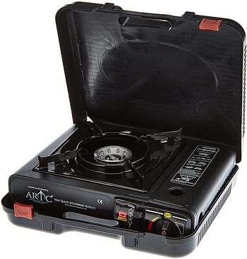 Portable Gas Stove for Camping & Home /Black/One Size