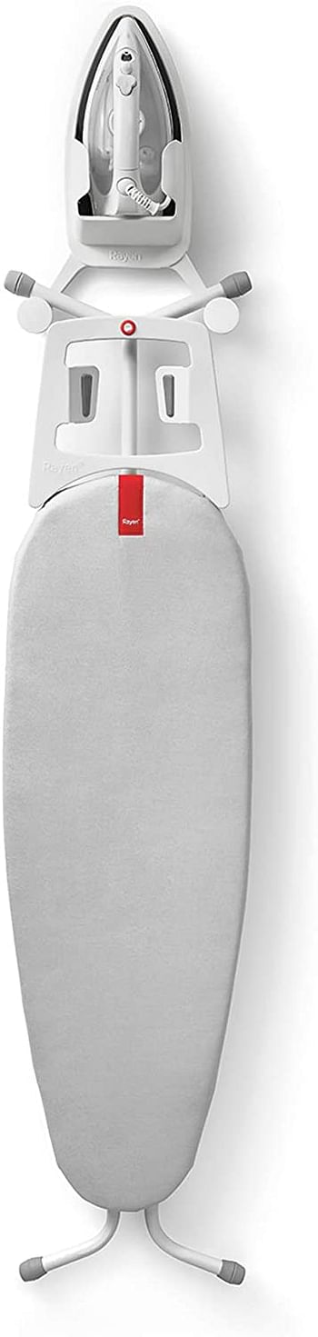 Rayen Ironing Board and Iron Holder /White/18.49 x 41.99 x 8.48 cm