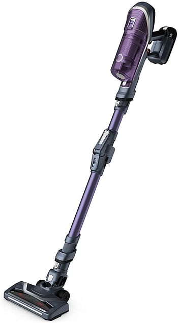 Tefal X Force 8.60 Cordless Vacuum Cleaner, Allergy Kit, 0.55 Litre, 185 Watts, Grey/Purple, Ty9639Ho /One Size